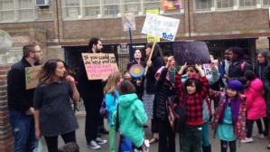 Parents, teachers, and students are protesting the Common Core tests in New York, choosing to opt out of the unfair high stakes testing that students are subjected to.